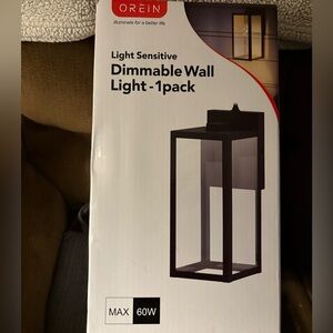 Orein 12 inch Dusk to Dawn Outdoor Porch Light 30/50/100% dimmable . Heavy duty